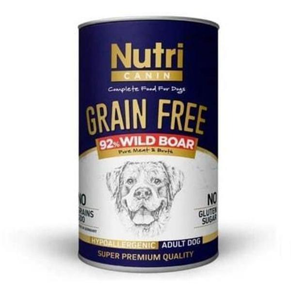 Nutri Canine Tahılsız Domuzlu Köpek Konservesi 400 Gr - Image 1