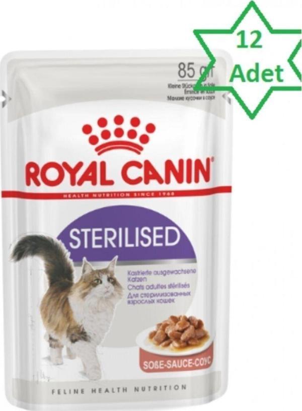 Royal Canin Sterilised Gravy Kısırlaştırılmış Kedi Konservesi 12 Adet - Image 1
