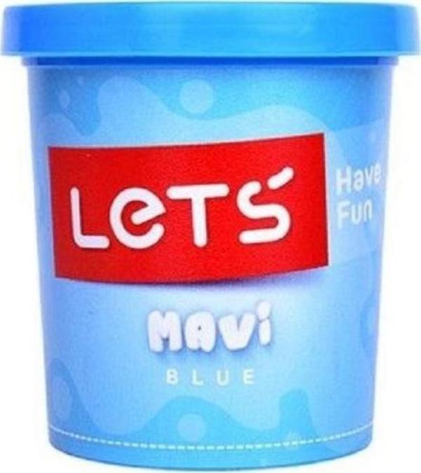 Lets Tek Renk Mavi 150 gr Oyun Hamuru - Image 1