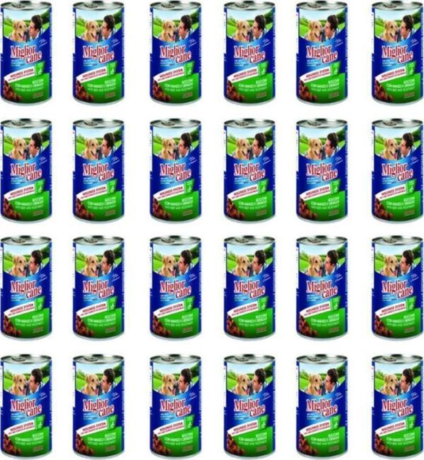 Morando Miglior Cane Biftek Ve Sebzeli Konserve Köpek Maması 405 gr 24 Adet - Image 1