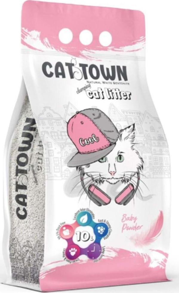 Cat Town 10 Lt Bebek Pudra Kokulu Kedi Kumu - Image 1