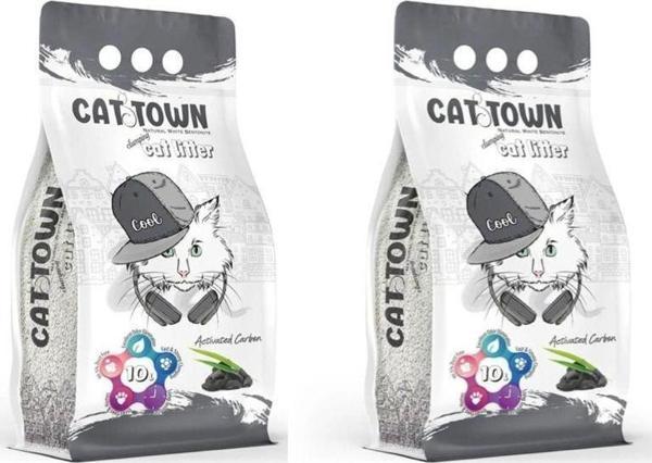 Cat Town Aktif Karbon Kedi Kumu 10 Lt x 2 ADET - Image 1