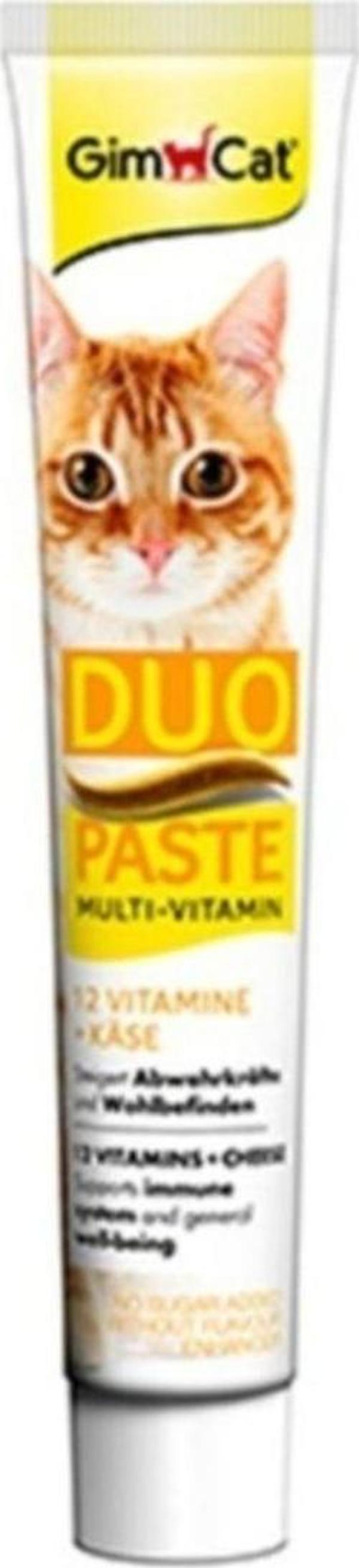 GimCat Multivitamin Duo Paste Peynir Ve 12 Vitamin 50 Gr. - Image 1
