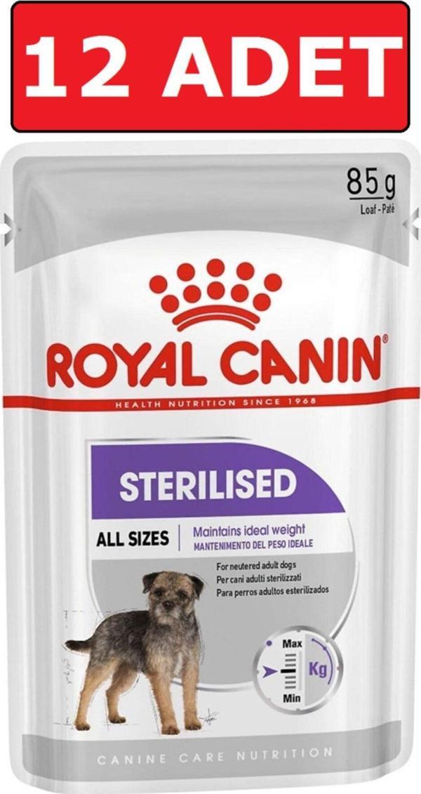 Royal Canin Royal Canın Sterilised Kısır Köpek Konservesi 12 X 85 Gr Yaş Mama - Image 1