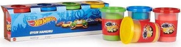 Hot Wheels 4 lü Paket 4x100 gr Oyun Hamuru - Image 1
