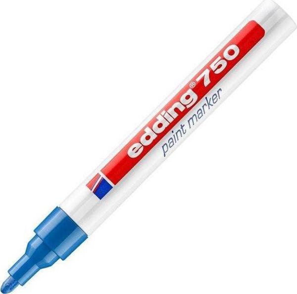 Edding 750 Tam Örtücü Boya Kalemi Mavi - Image 1