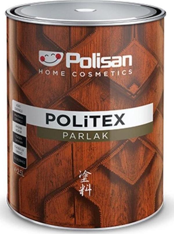 Polisan Politex Lüx Vernik Ahşap Koruyucu Parlak Renksiz 0,75 LT - Image 1