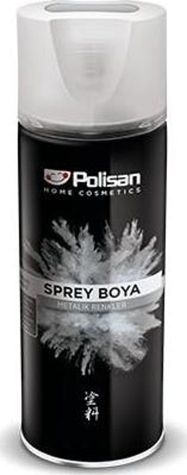 Polisan Sprey Boya Metalik Gri 400 ml - Image 1