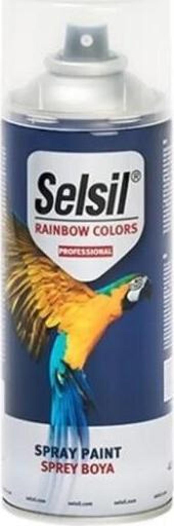 Selsil Sprey Boya Rainbow Siyah Parlak 400 ml  - Image 1