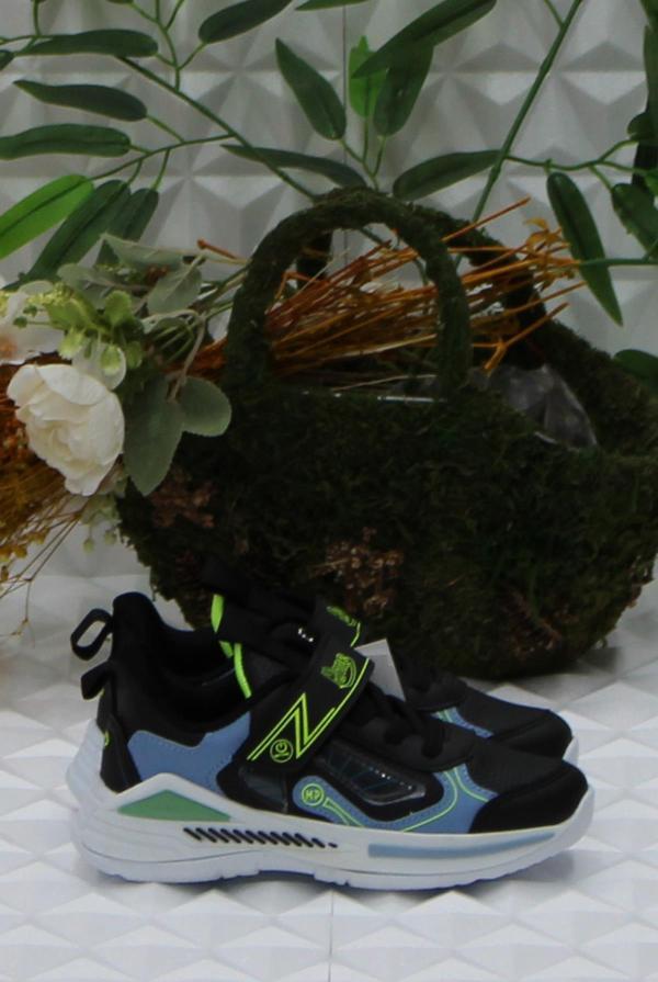 M.P 242 3324 Siyah Mavi Rahat Hafif  Ürün Erkek Çocuk Ayakkabı - Image 1