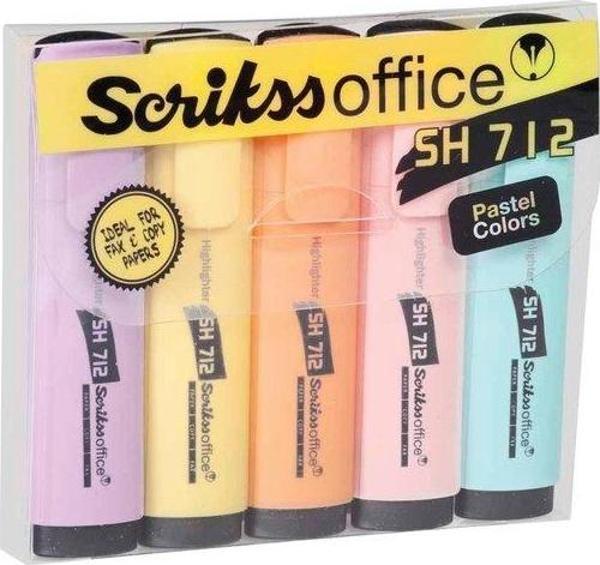 Scrikss Pastel Forforlu 5'li Kalem Seti Mat Blister SH712 - Image 1