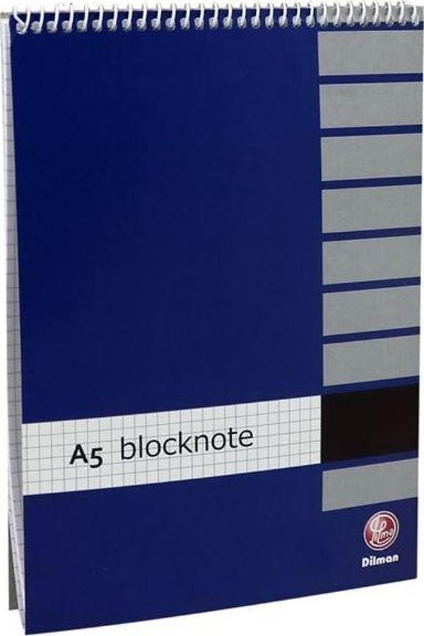 Dilman A5 40 Yp Bloknot Kareli Spiralli - Image 1