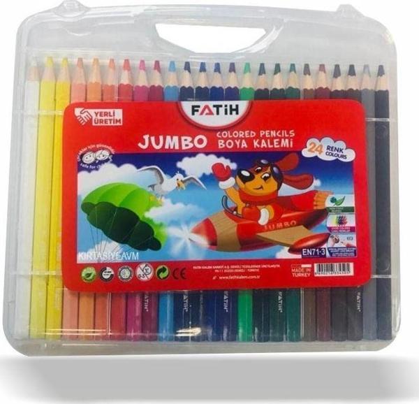 Fatih 24 Renk Jumbo Kuru Boya Çantalı 33450 - Image 1