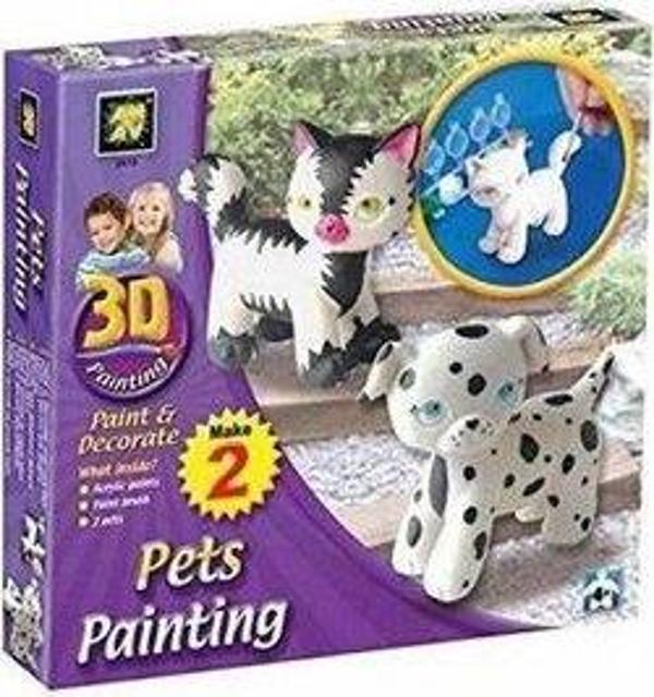 Amav Kedi Köpek 3D Boyama - Image 1
