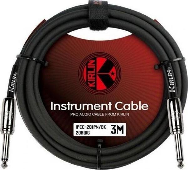 KIRLIN IPCC-201PN-3M-BK / 1/4\" MONO PLUG - Image 1