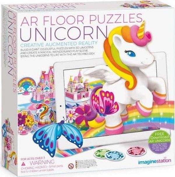 Imagine Station AR Floor Puzzles Unicorn Eğitici Oyun - Image 1