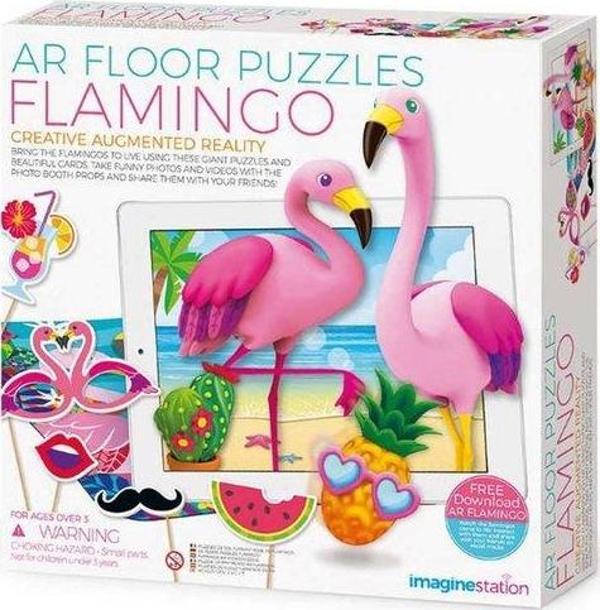 Imagine Station AR Floor Puzzles Flamingo Eğitici Oyun - Image 1