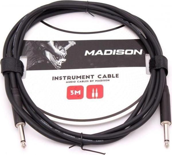 Madison Gitar Kablosu 3 Metre- SİYAH - Image 1