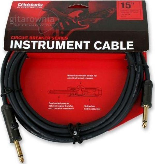 Planet Waves PW-AG-15 Momentary 4.5 Metre Devre kesicili Enstrüman Kablosu (4,57 mt) - Image 1
