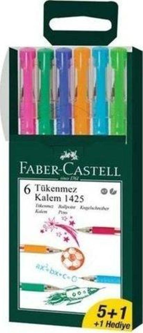 Faber-Castell 1425 5+1 Tükenmez Kalem - Image 1