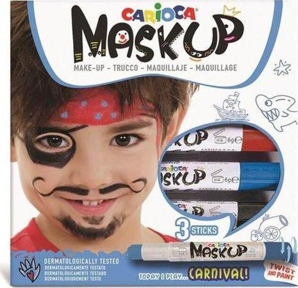Carioca Mask Up Karnaval 3 Renk Yüz Boyası - Image 1