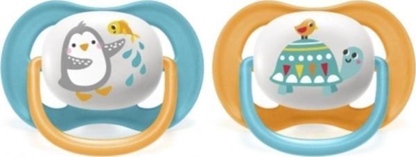 Philips Avent Scf080/07 Ultra Air Emzik 6-18 Ay (mavi - Sarı)  Tek Ebat - Image 1