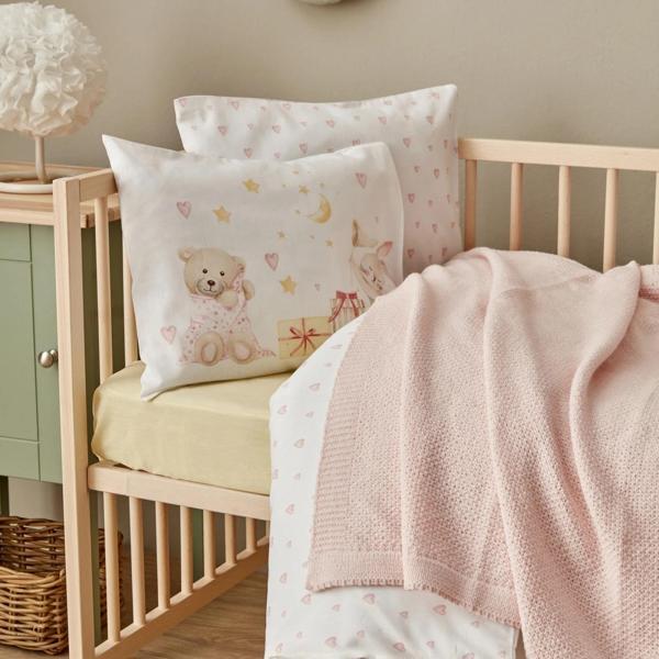 Karaca Home Little Honey Triko Battaniye Pembe - Image 1