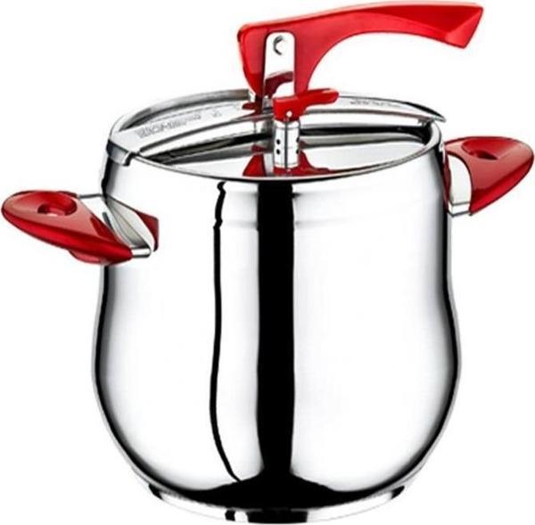 Safinox Flavia Klasik Düdüklü Tencere Renkli Kulp-8 Litre - Image 1