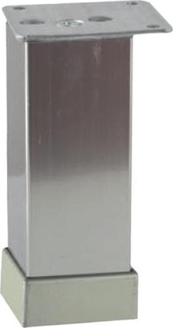 EROĞLU 40X40 ALÜMİNYUM DÜZ KARE AYAK İNOX 15 CM - Image 1