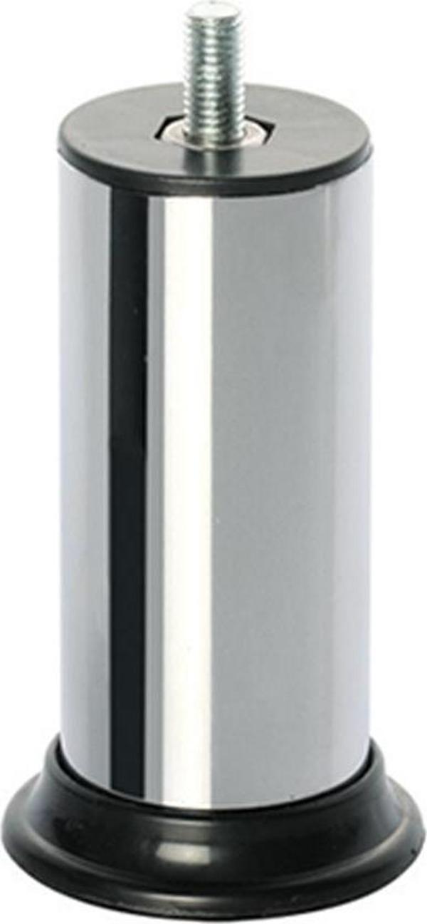 EROĞLU ÇAP 51 PLASTİK BİNGOLU BAZA AYAĞI M8 SAPLAMALI KROM 10 CM - Image 1
