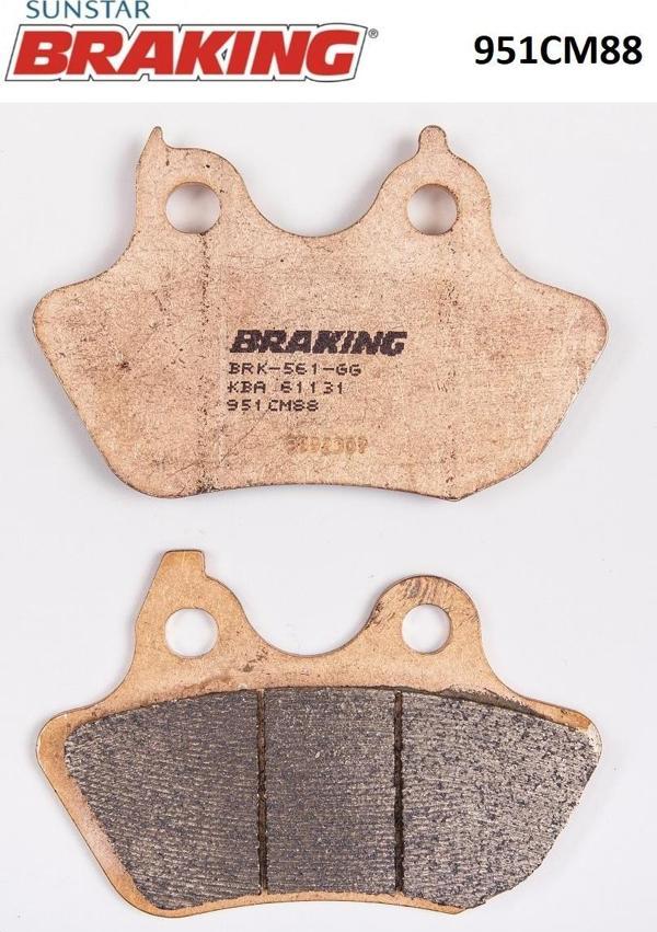 Braking SİNTERLİ ARKA FREN BALATASI / HARLEY D. / XL 883 R SPORTSTER / 883cc / ARKA / 2000-2001-2002-2003 - Image 1