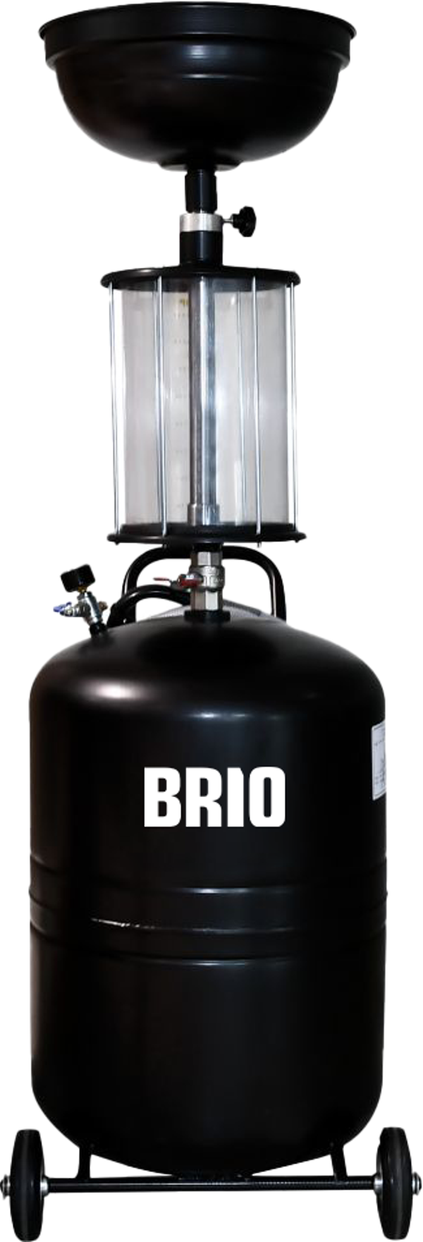 Brio Havalı Karterden Yağ Boşaltma Cihazı Fanuslu Seviye Gösterge Camlı Hunili 80+9 Lt - Image 1