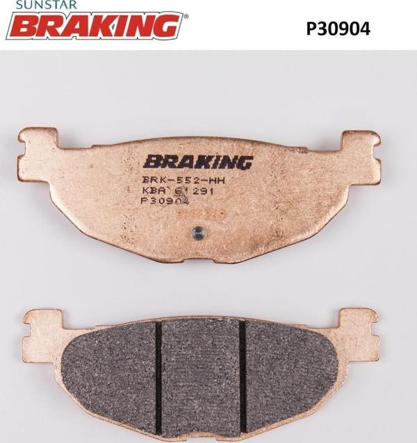 Braking SİNTERLİ ARKA FREN BALATASI / YAMAHA / T-MAX / 500cc / ARKA / 2004-2005-2006-2007-2008-2009-2010-2011 - Image 1