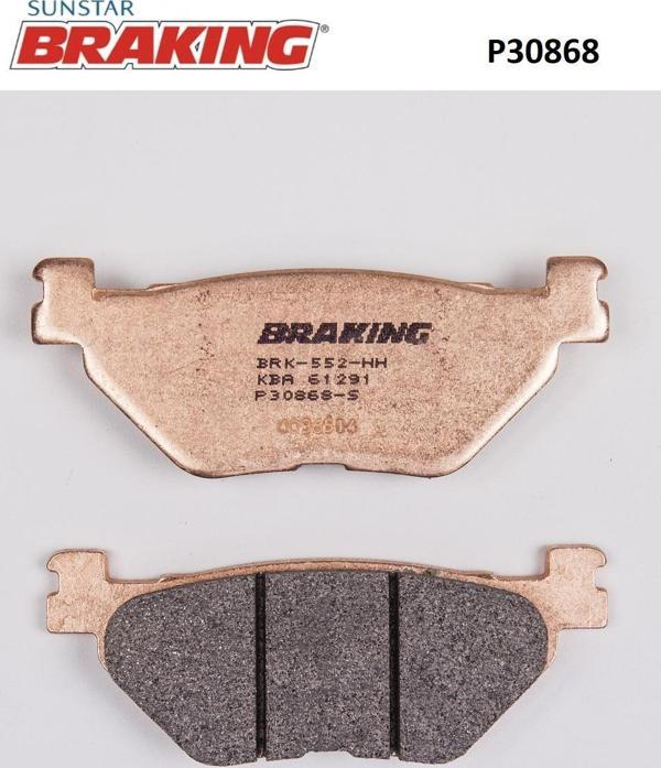 Braking SİNTERLİ ARKA FREN BALATASI / YAMAHA / T-MAX / 560cc / ARKA / 2020-2021-2022 - Image 1