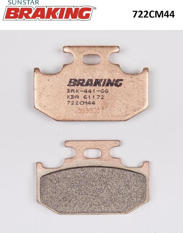Braking SİNTERLİ ARKA FREN BALATASI / YAMAHA / XSR / 125cc / ARKA / 2016-2017-2018-2019-2020 - Image 1