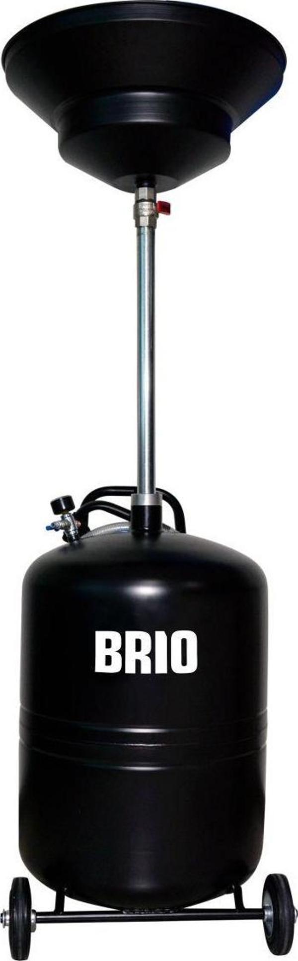 Brio Havalı Yağ Boşaltma Kovası Büyük Hunili 80 Lt - Image 1