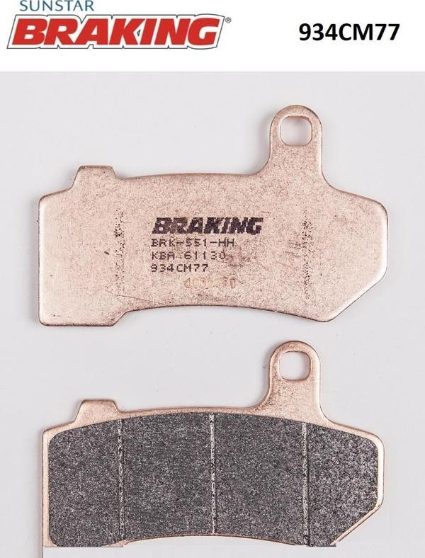 Braking SİNTERLİ FREN BALATASI / HARLEY D. / V-ROD VRSCAW / 1250cc / ARKA / 2008-2009-2010 - Image 1
