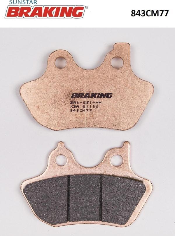 Braking SİNTERLİ FREN BALATASI / HARLEY D. / XL 883 R SPORTSTER / 883cc / ÖN & ARKA / 2000-2001-2002-2003 - Image 1