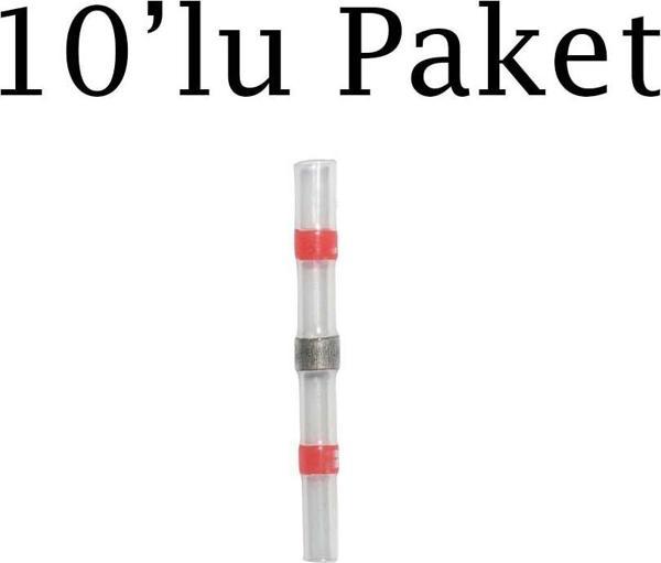 Brio Kablo Ucu Isıt Birleştir Lehimli Kırmızı 05 -10 Mm2 10'lu Paket - Image 1