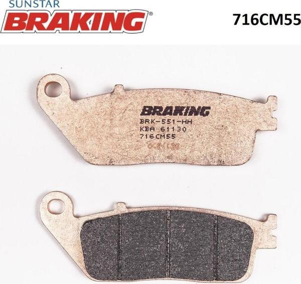 Braking SİNTERLİ FREN BALATASI / YAMAHA / WR R / X / 125cc / ÖN / 2009-2010-2011-2012-2013-2014-2015 - Image 1