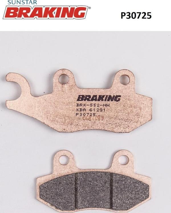 Braking SİNTERLİ FREN BALATASI / YAMAHA / YBR 250 / 250cc / ÖN / 2007-2008-2009-2010-2011 - Image 1
