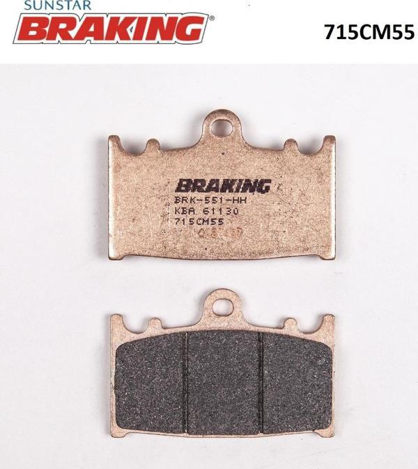Braking SİNTERLİ ÖN FREN BALATASI / SUZUKI / TL S / 1000cc / ÖN İKİ TAKIM KULLANIR / 1997-1998-1999-2000-2001 - Image 1