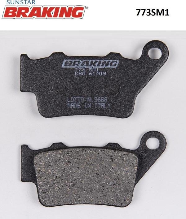 Braking YARI METALİK ARKA FREN BALATASI / YAMAHA / XT Z TENERE / 700cc / ARKA / 2019-2020-2021-2022 - Image 1