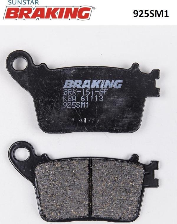 Braking YARI METALİK ARKA FREN BALATASI / YAMAHA / YZF R1 M / 1000cc / ARKA / 2015-2016-2017-2018-2019-2020-2021-2022 - Image 1