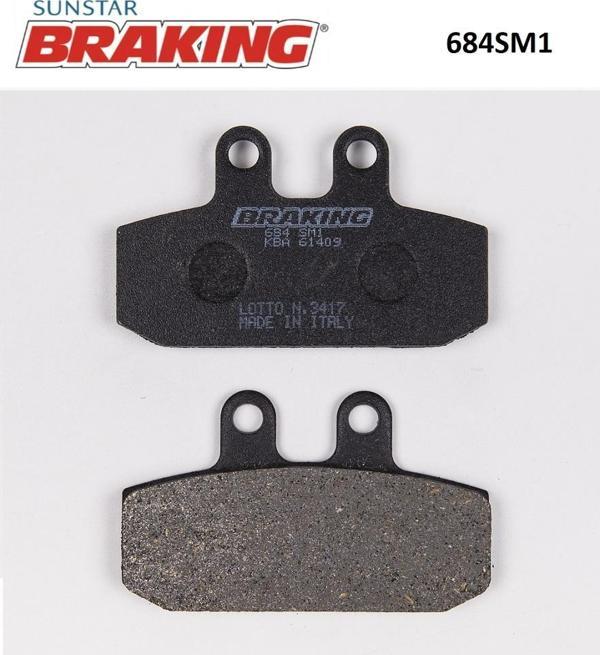 Braking YARI METALİK FREN BALATASI / MOTO GUZZI / V9 ROAMER ABS / 850cc / ARKA / 2016-2017-2018 - Image 1