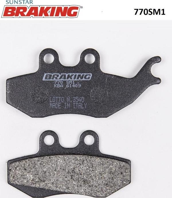 Braking YARI METALİK FREN BALATASI / PIAGGIO / SKIPPER LX / 150cc / ÖN / 2000-2001-2002-2003-2004-2005-2006 - Image 1