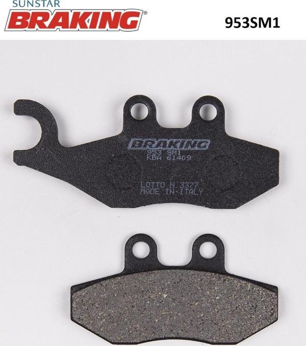Braking YARI METALİK FREN BALATASI / PIAGGIO / X8 / 400cc / ÖN SAĞ / 2006-2007-2008 - Image 1