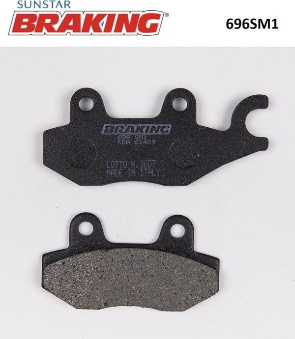 Braking YARI METALİK FREN BALATASI / TRIUMPH / TROPHY SE / 1215cc / ARKA / 2013-2014-2015-2016 - Image 1