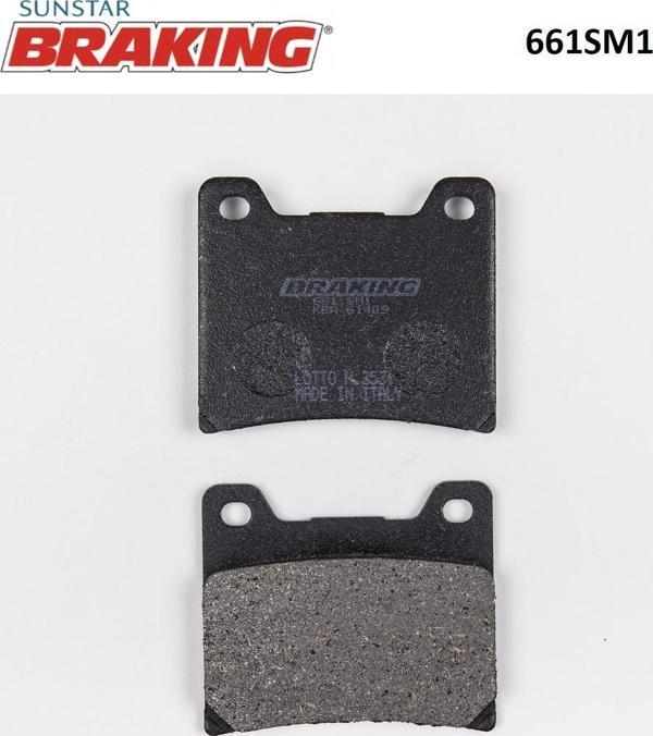 Braking YARI METALİK FREN BALATASI / YAMAHA / YZF R THUNDERCAT / 600cc / ARKA / 1996-1997-1998-1999-2000-2001-2002-2003 - Image 1