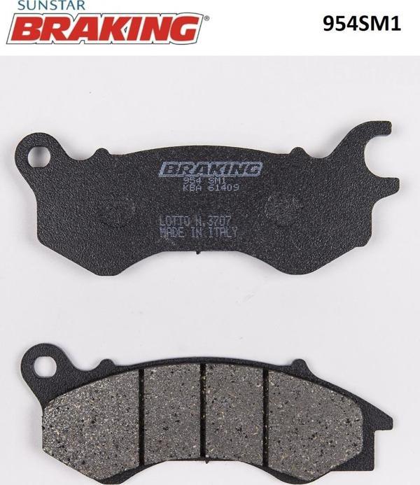 Braking YARI METALİK ÖN FREN BALATASI / PEUGEOT / DJANGO / 150cc / ÖN / 2015-2016-2017 - Image 1